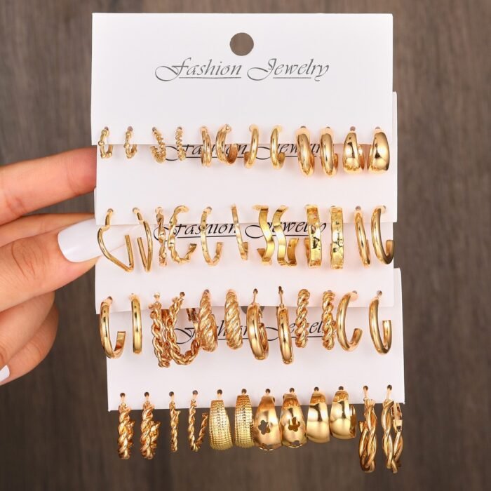 Gold Earrings sets - Image 3