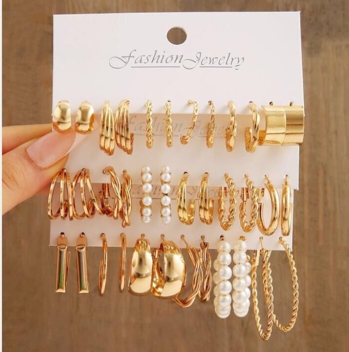 Fashion Jewelry Mixed Earring Set - Image 2