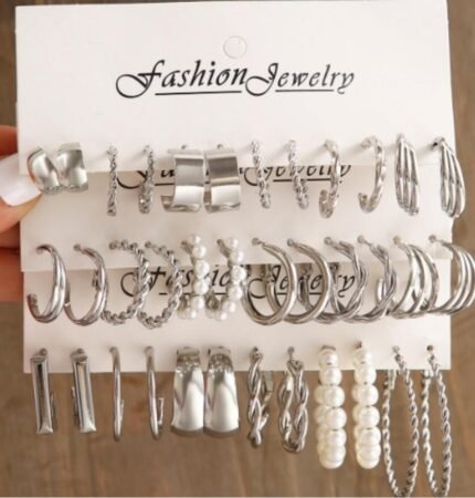 Fashion Jewelry Mixed Earring Set