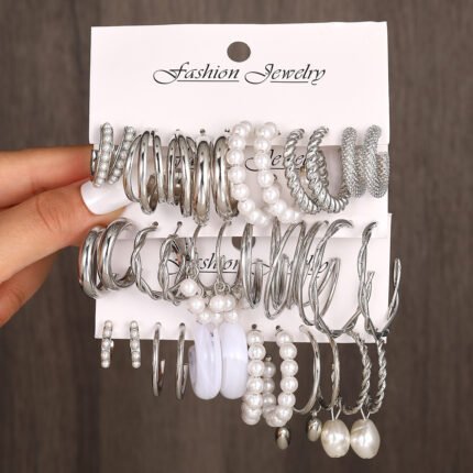 Fashion Chunky Earrings Multipack